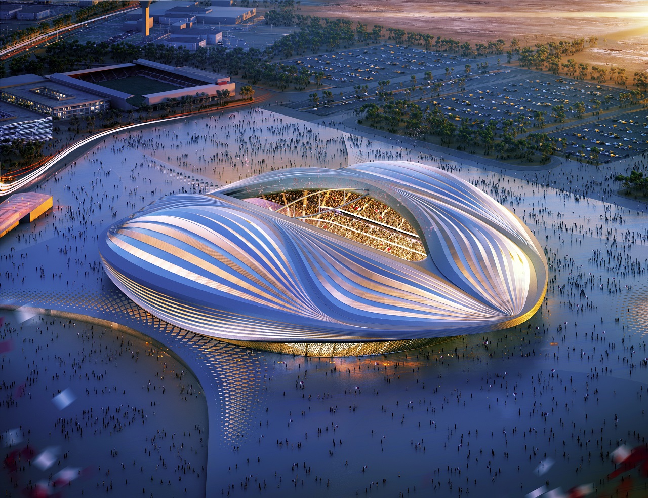 Chiêm ngưỡng 8 sân vận động tuyệt đẹp phục vụ World Cup 2022 ở Qatar - 1