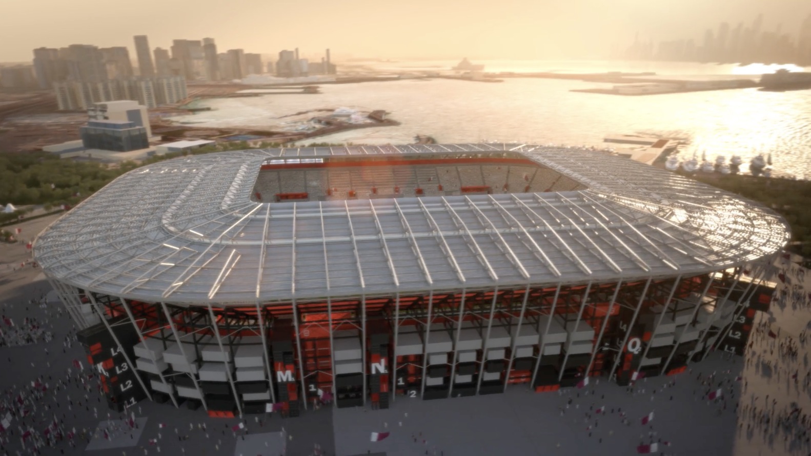 Sân vận động World Cup 2022 bằng thép tiền chế