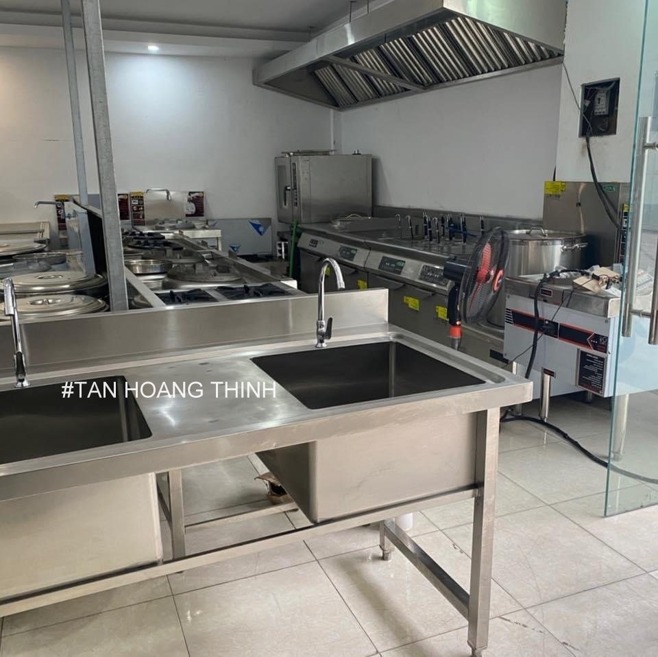 thiết bị bếp inox nhà hàng quán ăn khách sạn resort, inox đà nẵng tân hoàng thịnh